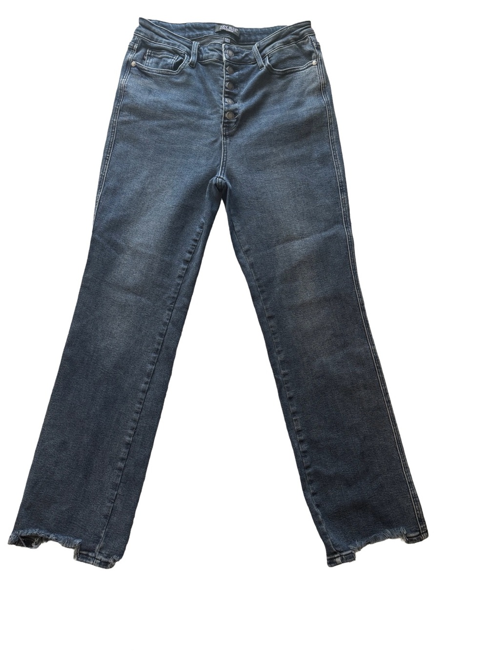 Judy Blue Dark Blue High-Rise Straight Leg Jeans Size 13/31
